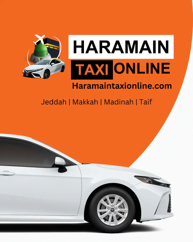 Camry for Makkah To Madinah Taxi